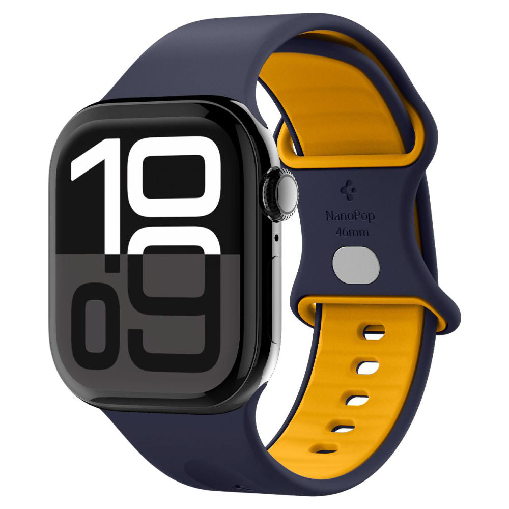 Spigen Nano Pop remen za Apple Watch 49mm / 46mm / 45mm / 44mm / 42mm serije, Mornarsko plavi AMP09322