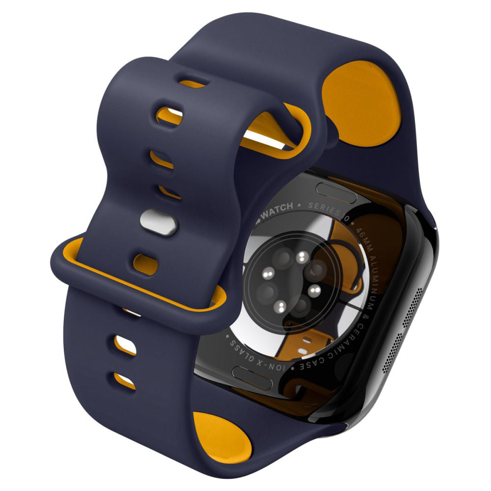 Spigen Nano Pop remen za Apple Watch 49mm / 46mm / 45mm / 44mm / 42mm serije, Mornarsko plavi AMP09322