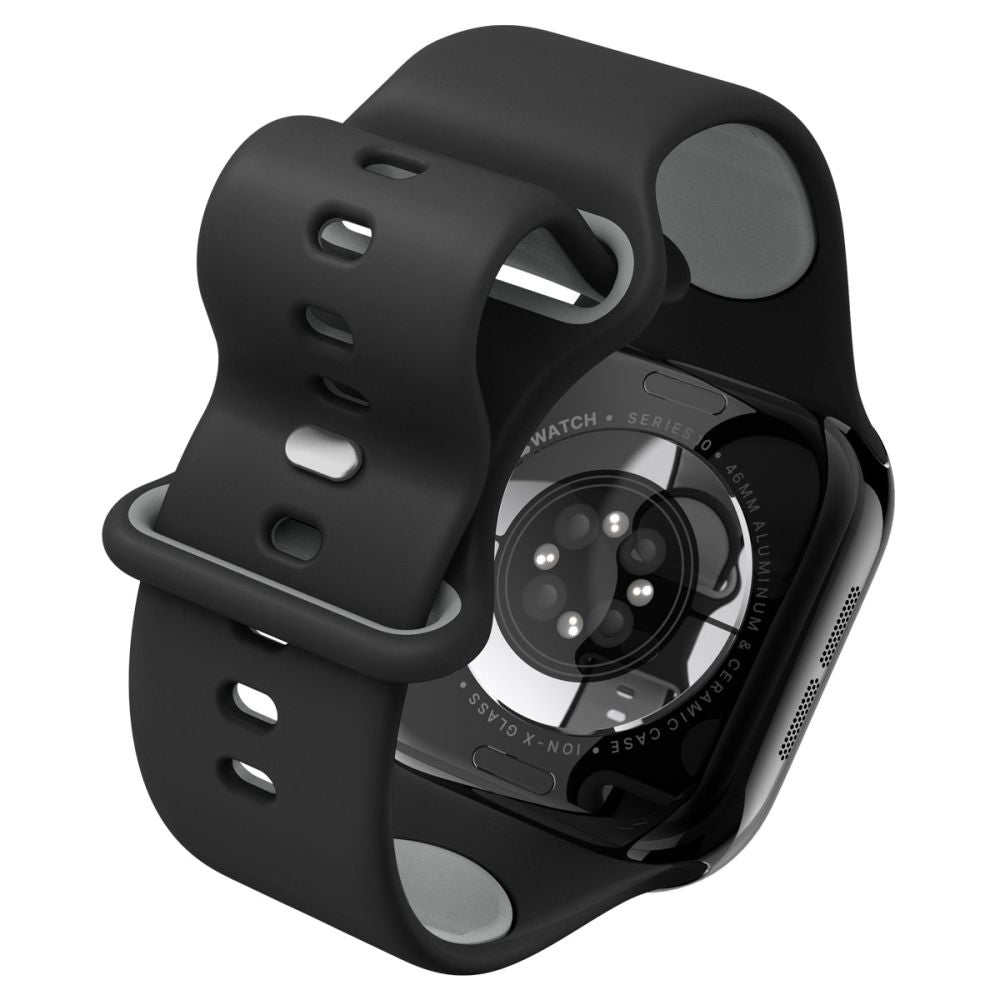 Remen Spigen Nano Pop za Apple Watch 49mm / 46mm / 45mm / 44mm / 42mm serije, Crni AMP09321