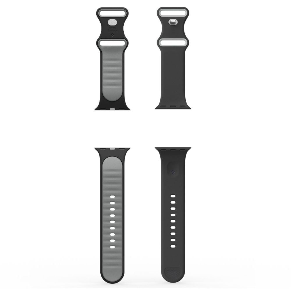 Remen Spigen Nano Pop za Apple Watch 49mm / 46mm / 45mm / 44mm / 42mm serije, Crni AMP09321