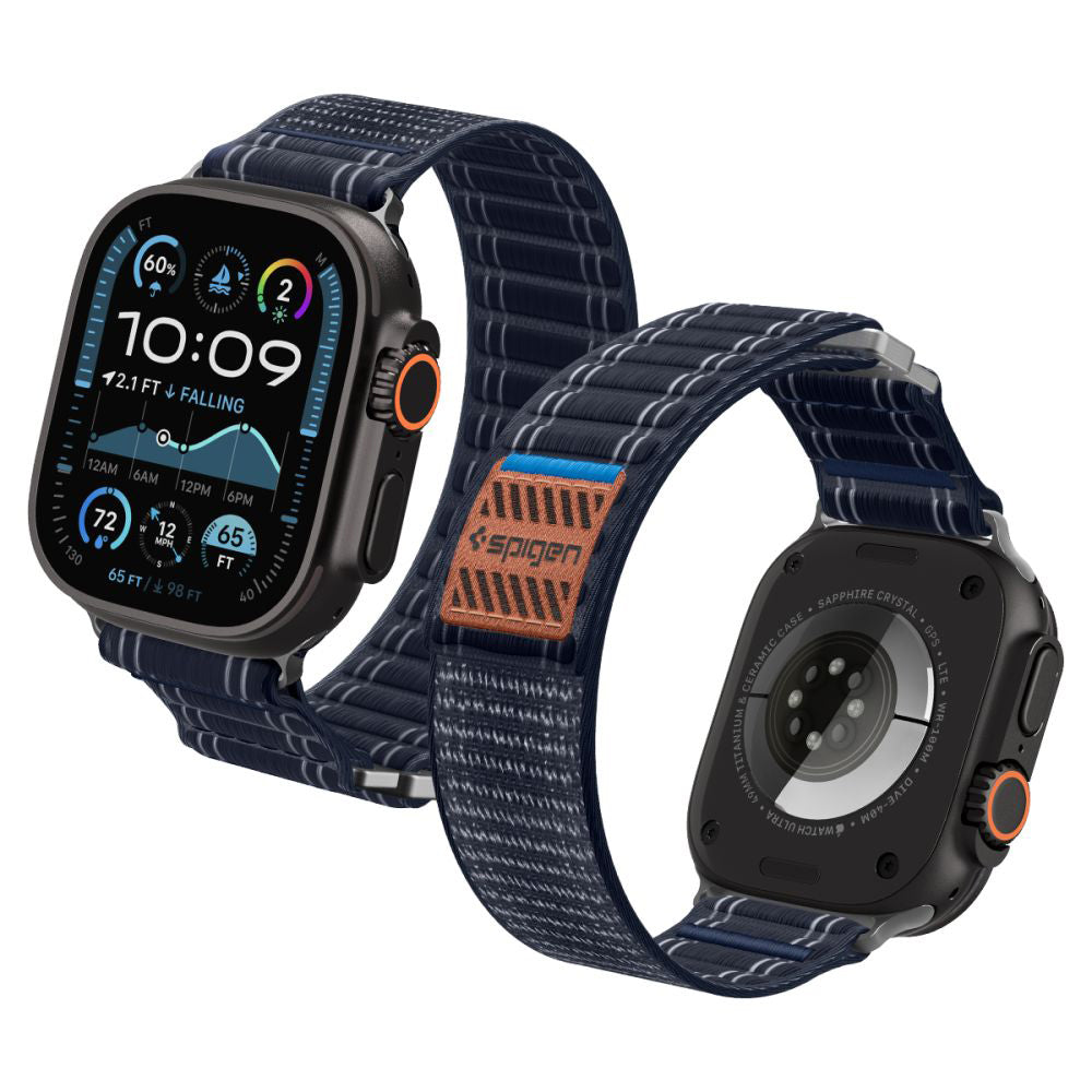 Spigen WBF0 remen za Apple Watch 49mm / 46mm / 45mm / 44mm Series, Tamnoplava AMP10143