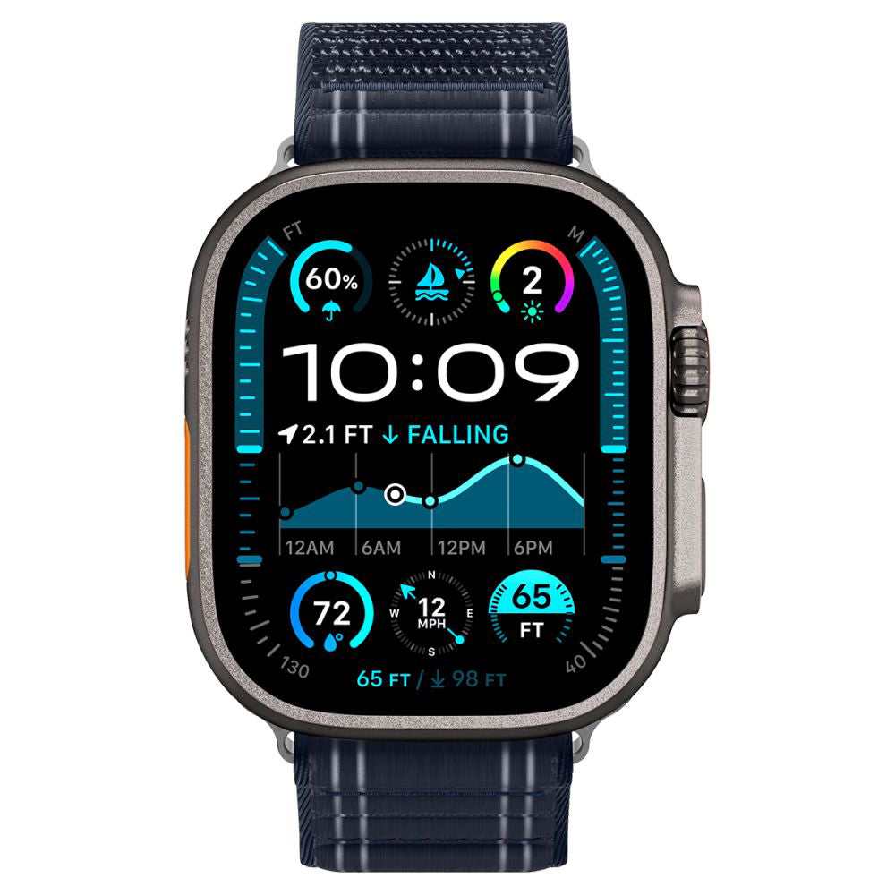 Spigen WBF0 remen za Apple Watch 49mm / 46mm / 45mm / 44mm Series, Tamnoplava AMP10143