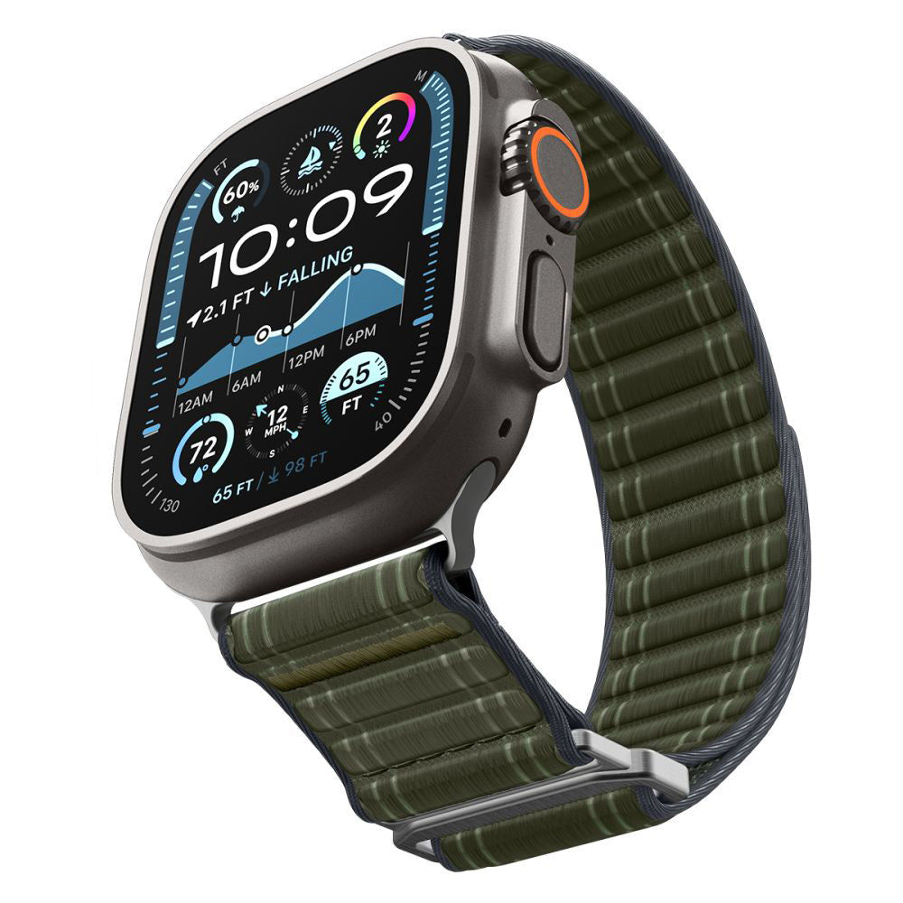 Remen Spigen WBF0 za Apple Watch 49mm / 46mm / 45mm / 44mm serije, Zelena AMP10142