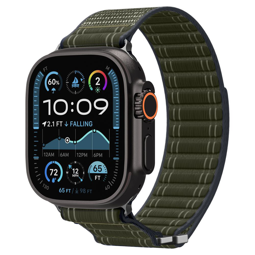 Remen Spigen WBF0 za Apple Watch 49mm / 46mm / 45mm / 44mm serije, Zelena AMP10142