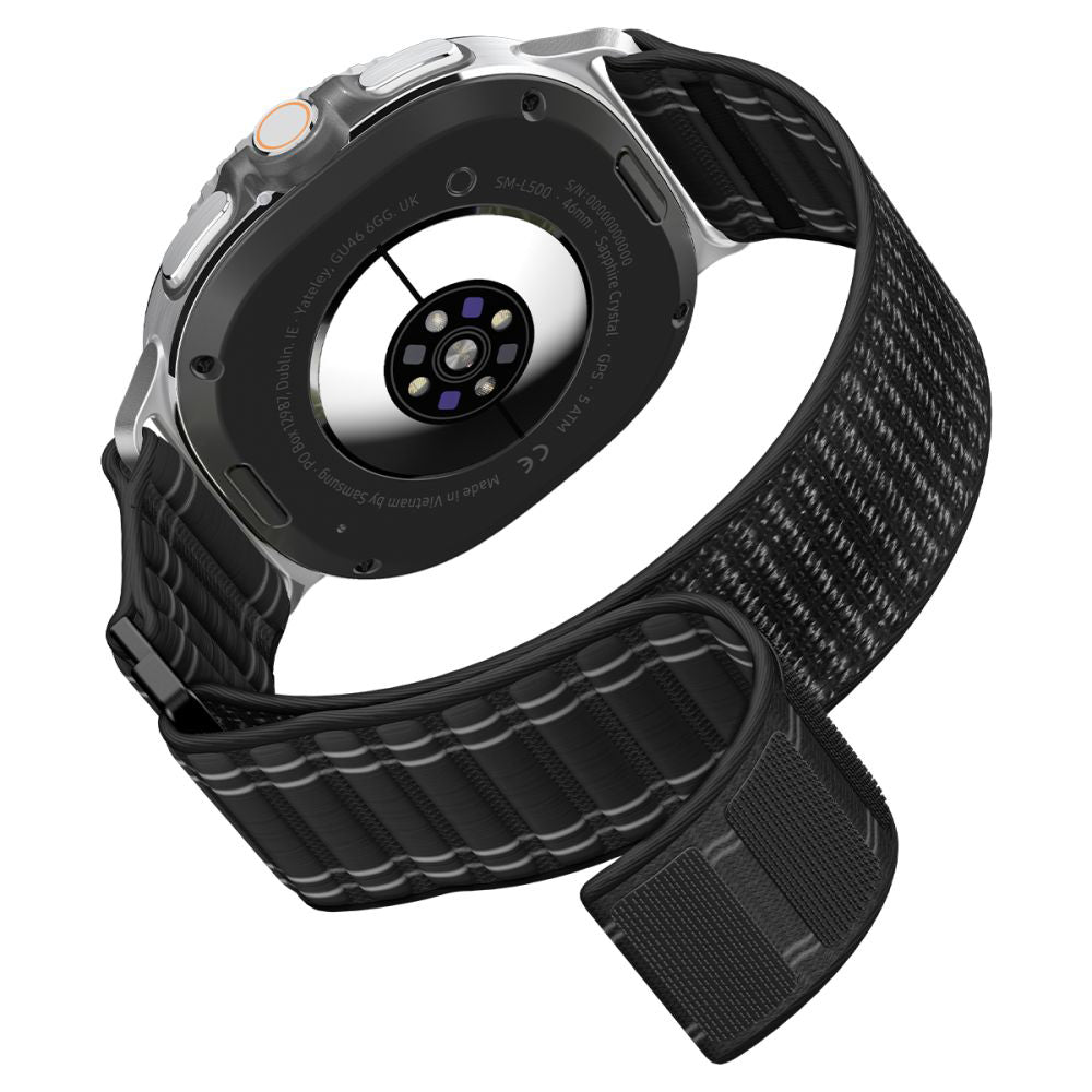 Remen Spigen WBF0 za Samsung Galaxy Watch8 / Watch8 Classic Series, Crni AMP10153