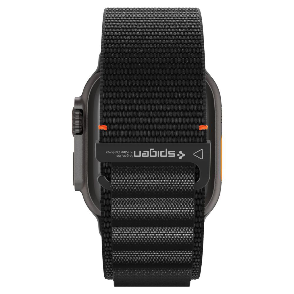 Remen Spigen WBF1 za Apple Watch 49mm / 46mm / 45mm / 44mm serije, Crni AMP10144
