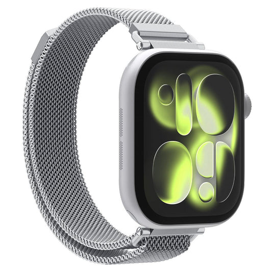 Spigen WBM4 remen za Apple Watch 42mm / 41mm / 40mm Series, Srebrna AMP10498