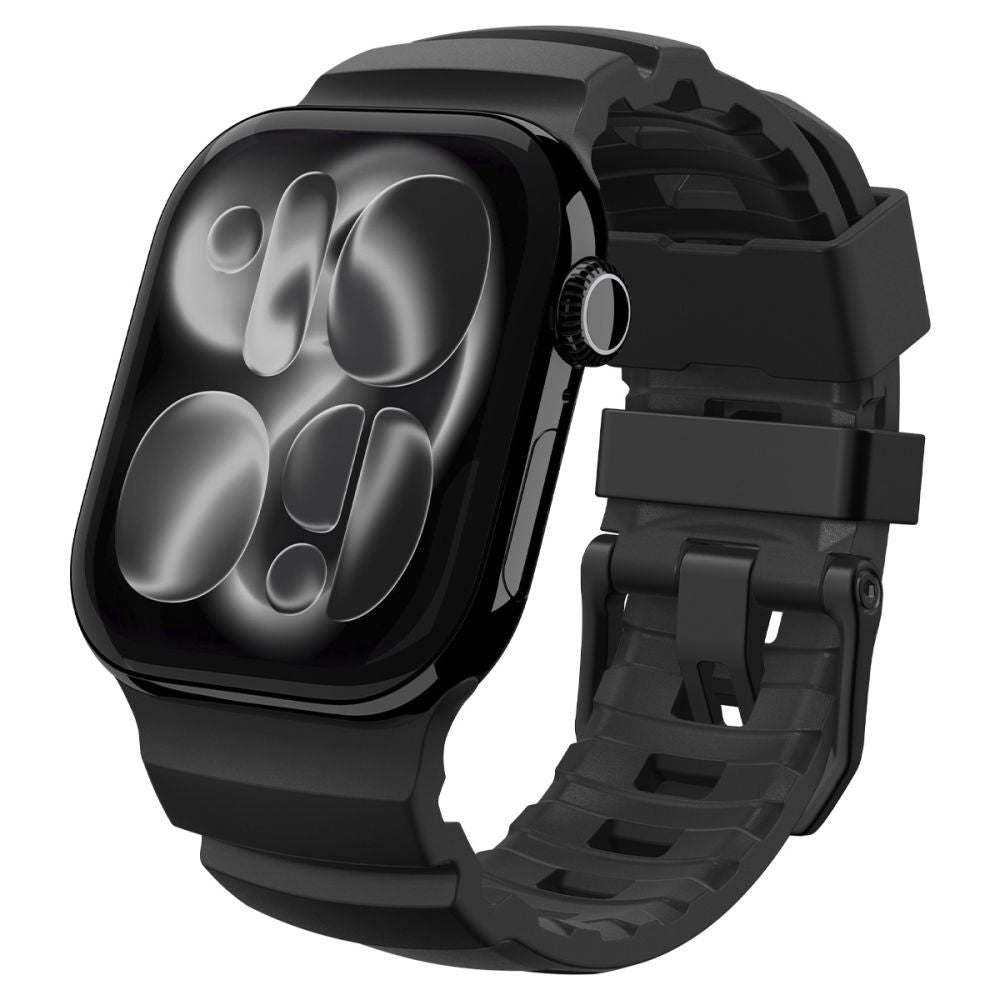 Remen Spigen WBS2 za Apple Watch 49mm / 46mm / 45mm / 44mm serije, Crni AMP10508
