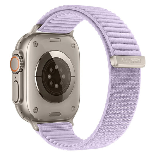 Remen Tech-Protect NylonLoop za Apple Watch 49 mm / 46 mm / 45 mm / 44 mm Series, ljubičasti