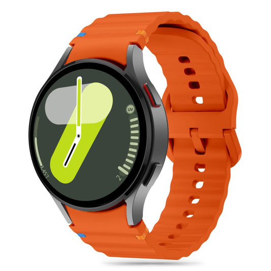 Remen Tech-Protect Silicone Sport za Samsung Galaxy Watch7 / Watch FE / Watch6 / Watch5 / Watch4 seriju, Narančasti