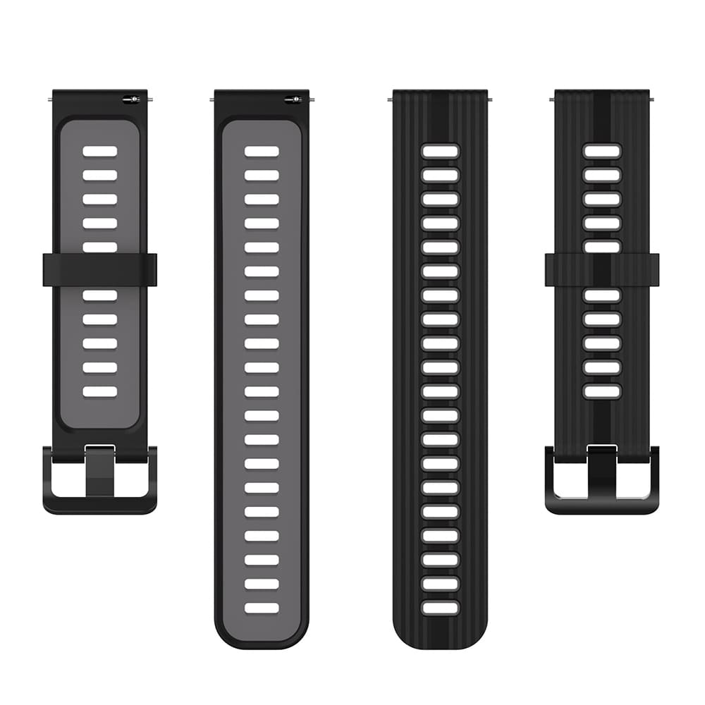 Remen Techsuit W002 za Huawei Watch / Xiaomi Watch seriju, 22mm, Crni