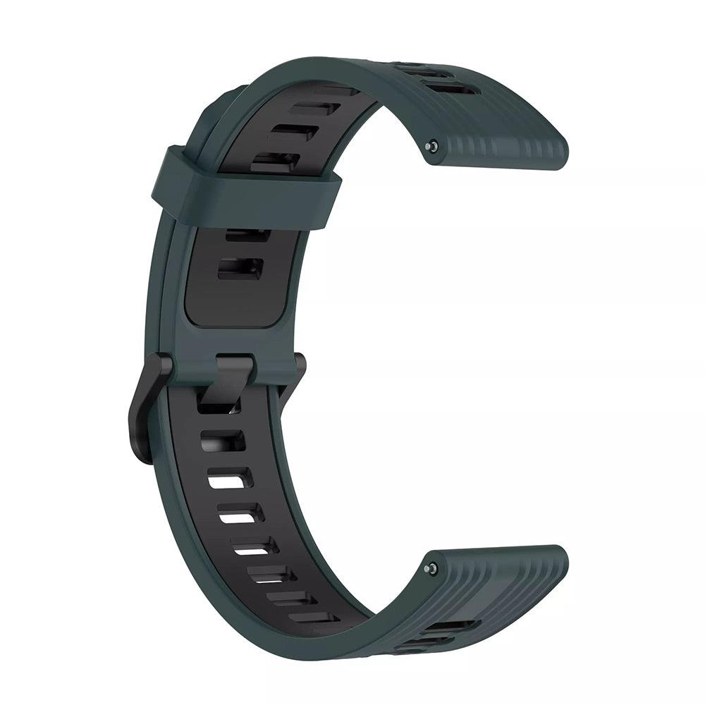 Remen Techsuit W002 za Samsung Galaxy Watch / Huawei Watch Series, 20mm, Zelen