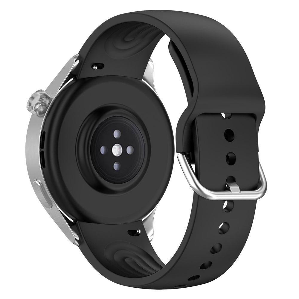 Remen Techsuit W003 za Huawei Watch / Xiaomi Watch Series, 22mm, Crni