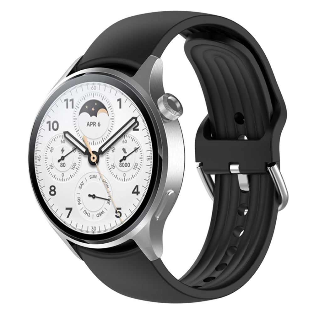 Remen Techsuit W003 za Huawei Watch / Xiaomi Watch Series, 22mm, Crni