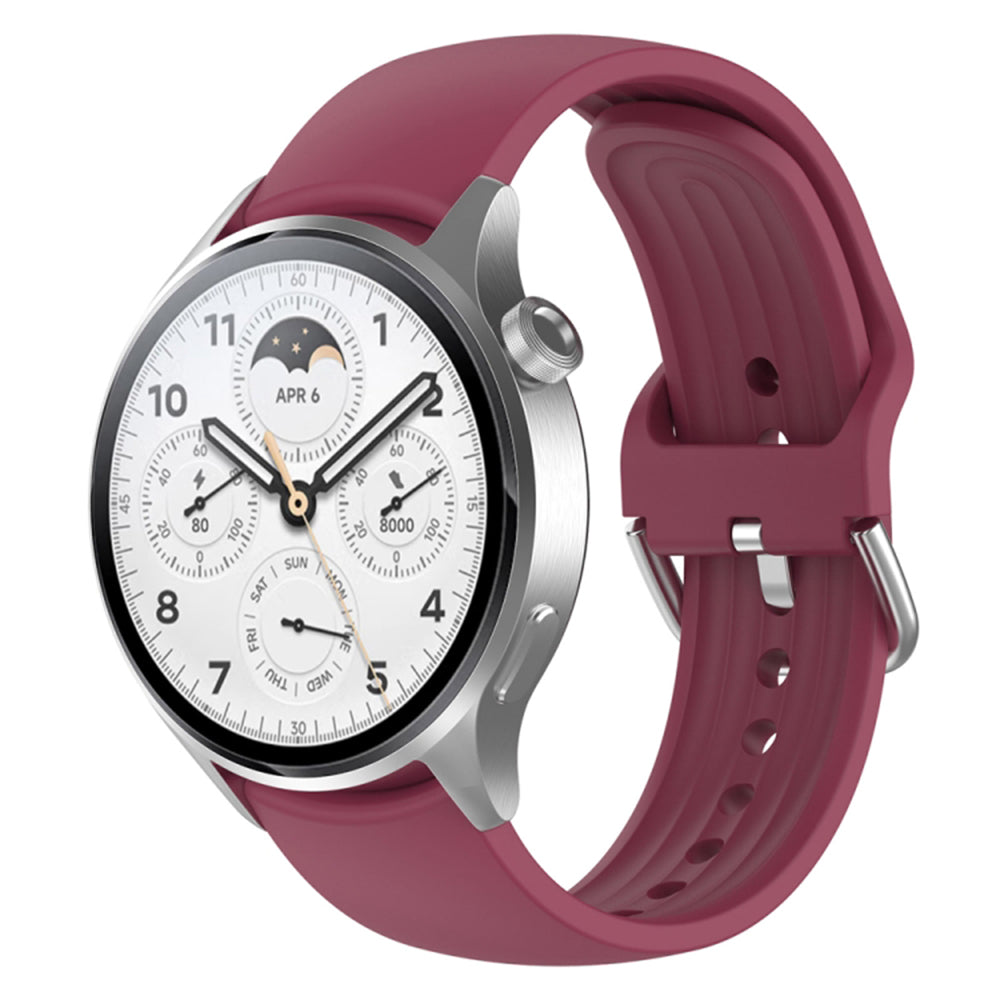Narukvica Techsuit W003 za Huawei Watch / Xiaomi Watch Series, 22mm, Tamno Crvena