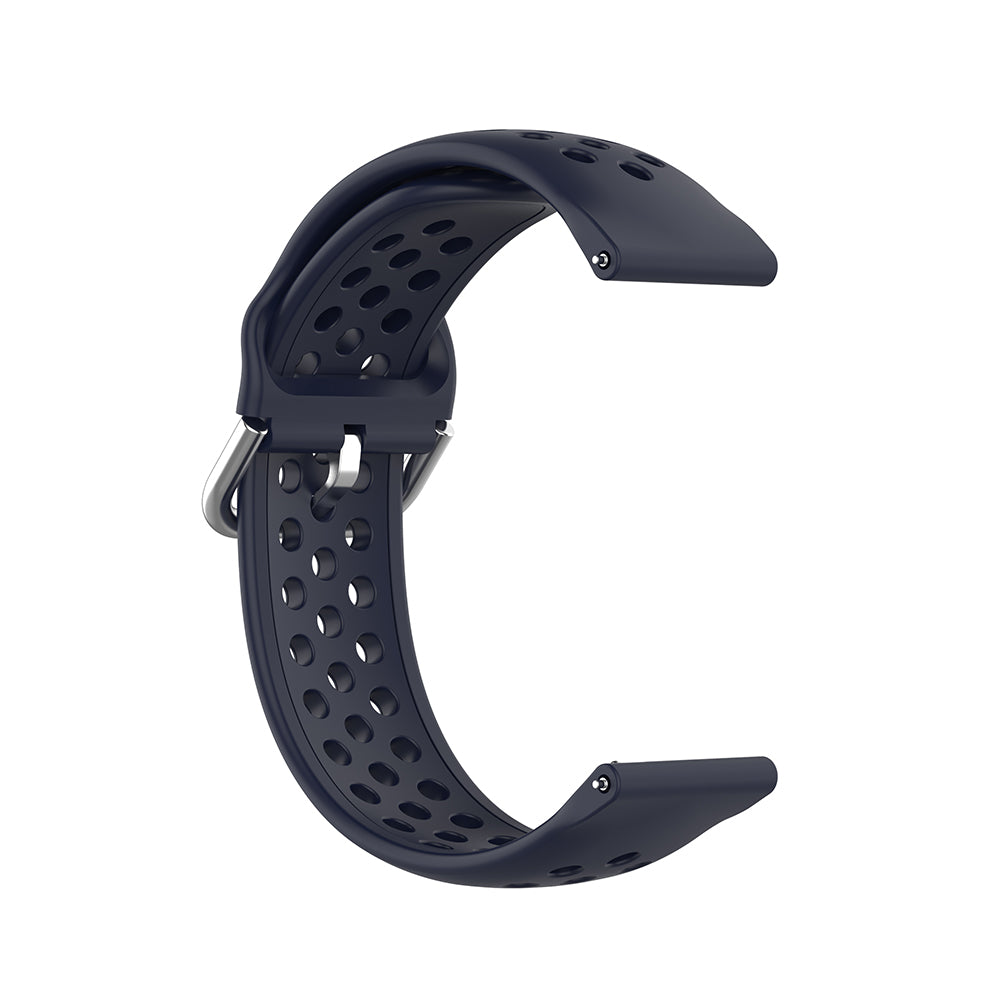 Remen Techsuit W004 za Samsung Galaxy Watch / Huawei Watch Series, 20mm, Tamnoplava