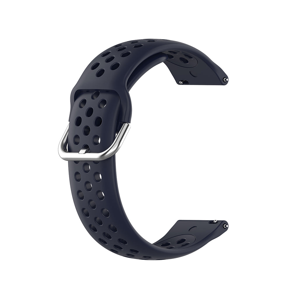 Remen Techsuit W004 za Samsung Galaxy Watch / Huawei Watch Series, 22mm, Tamnoplava