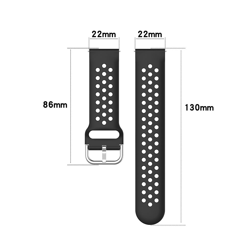 Narukvica Techsuit W004 za Samsung Galaxy Watch / Huawei Watch Series, 22mm, Crvena