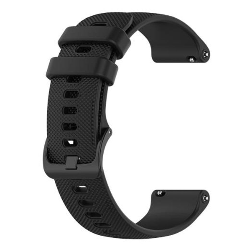 Techsuit W006 remen za Huawei Watch / Garmin Watch serije, 18mm, Crni