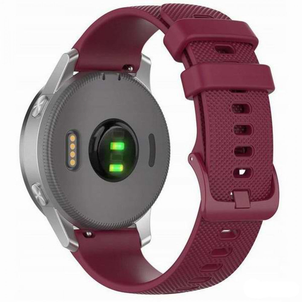 Remen Techsuit W006 za Samsung Galaxy Watch / Huawei Watch Series, 20mm, Višnja