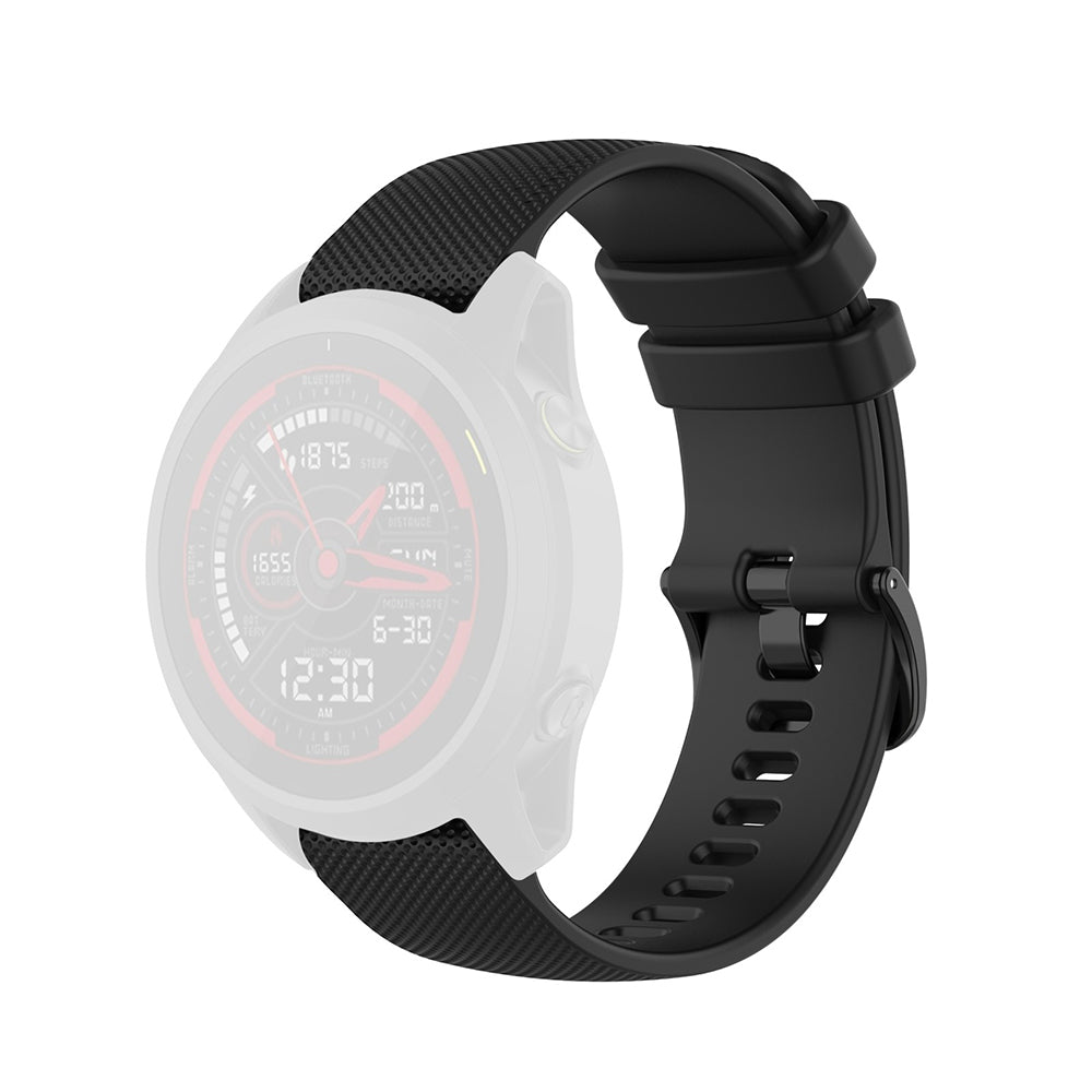 Remen Techsuit W006 za Samsung Galaxy Watch / Huawei Watch Series, 22mm, Crni