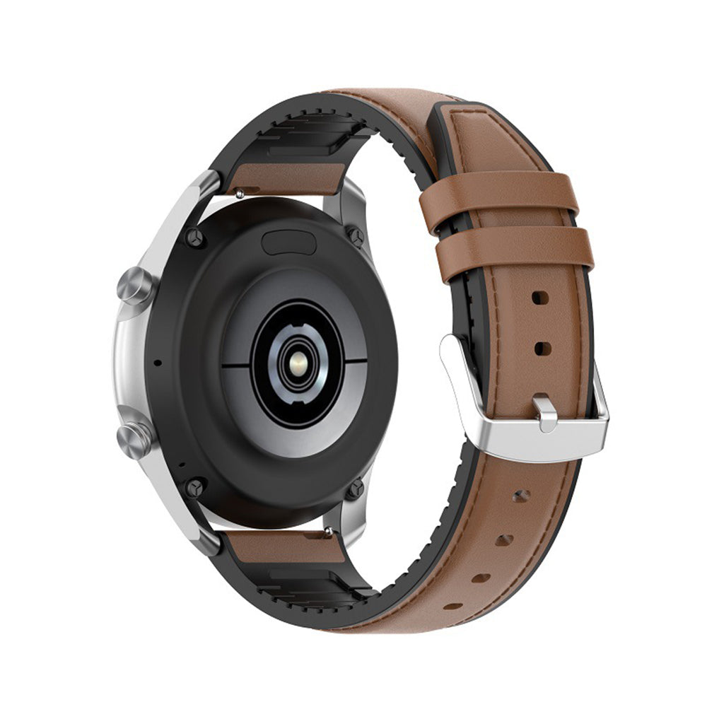 Techsuit W007 remen za Samsung Galaxy Watch / Huawei Watch Series, 20mm, smeđi