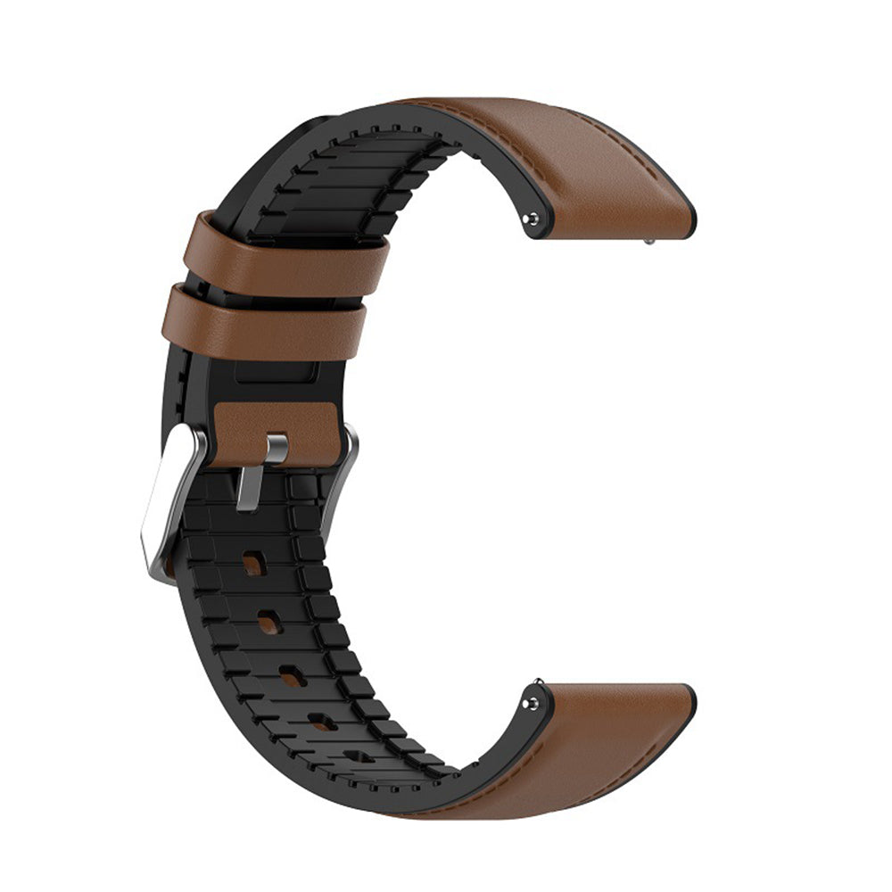 Techsuit W007 remen za Samsung Galaxy Watch / Huawei Watch Series, 20mm, smeđi