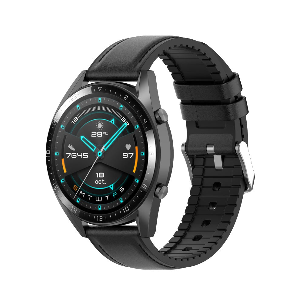 Remen Techsuit W007 za Samsung Galaxy Watch / Huawei Watch Series, 22mm, Crni