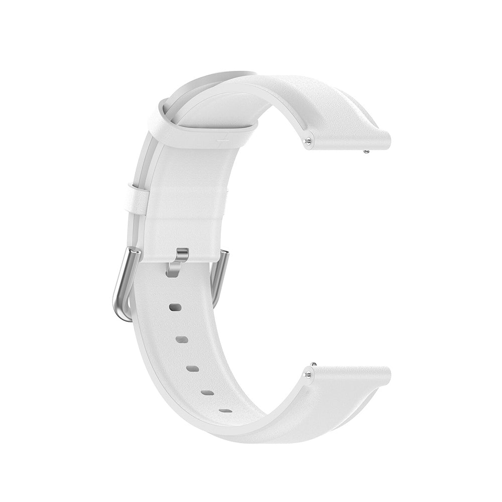 Curea Techsuit W007PU za Samsung Galaxy Watch / Huawei Watch Series, 22mm, Bijela
