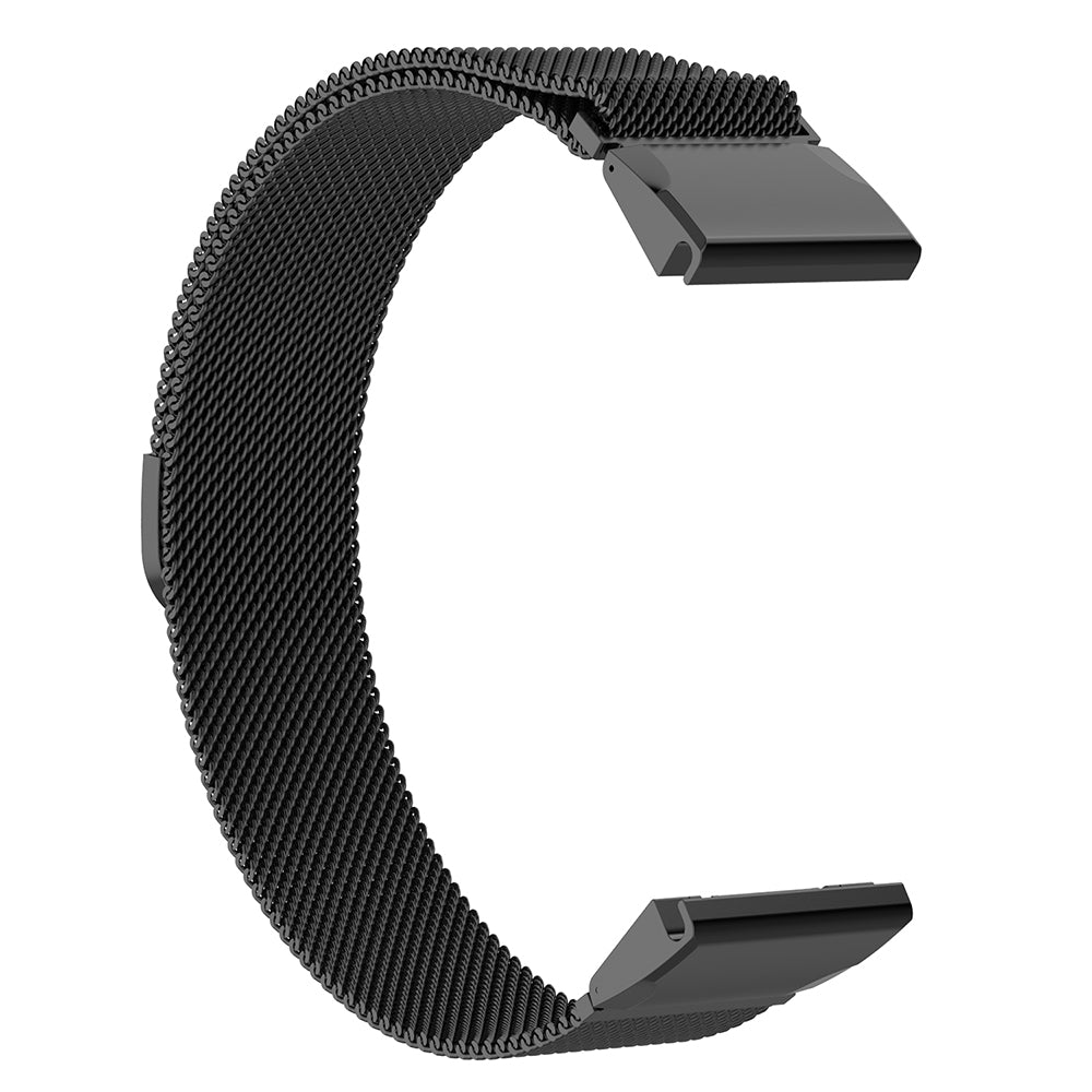 Remen Techsuit W009 za Garmin Watch Fenix / Forerunner Series, 22mm, Crni