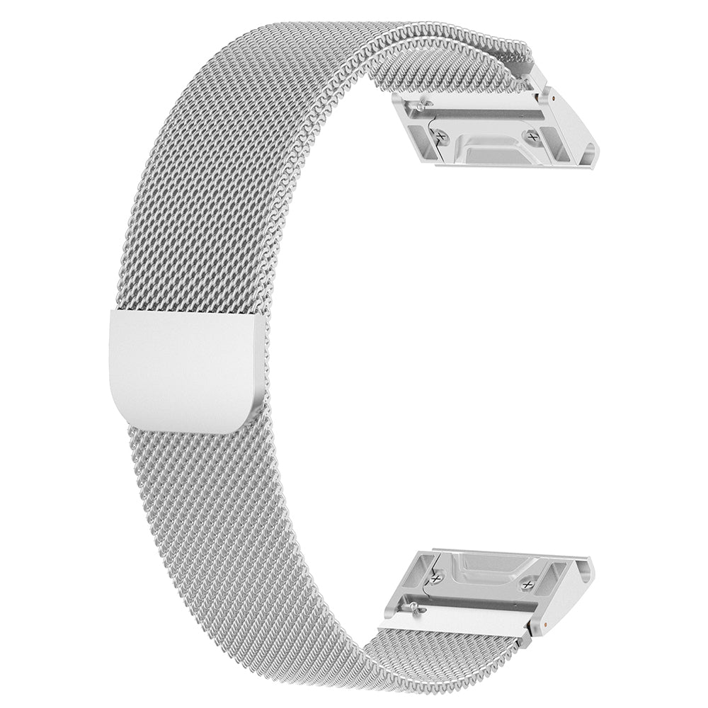 Remen Techsuit W009 za Garmin Watch Fenix seriju, 26mm, Srebrni