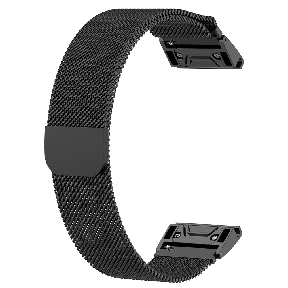 Remen Techsuit W009 za Garmin Watch Fenix seriju, 26mm, Crni