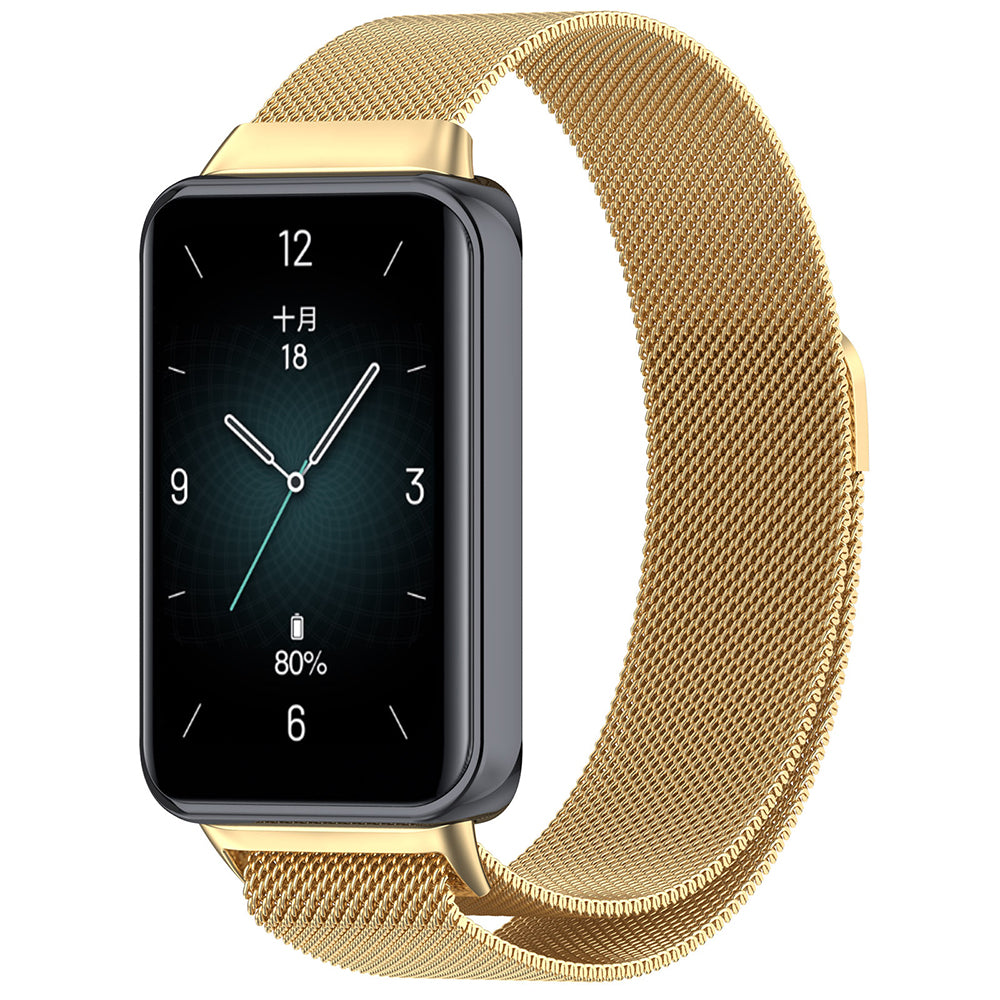 Curea Techsuit W009 za Honor Band 9, Zlatna