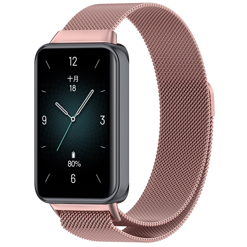 Curea Techsuit W009 za Honor Band 9, Roza