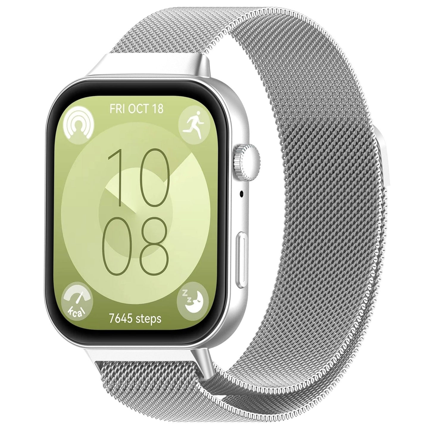 Remen Techsuit W009 za Huawei Watch Fit 4 Pro / Fit 4 / Fit 3, Srebrni
