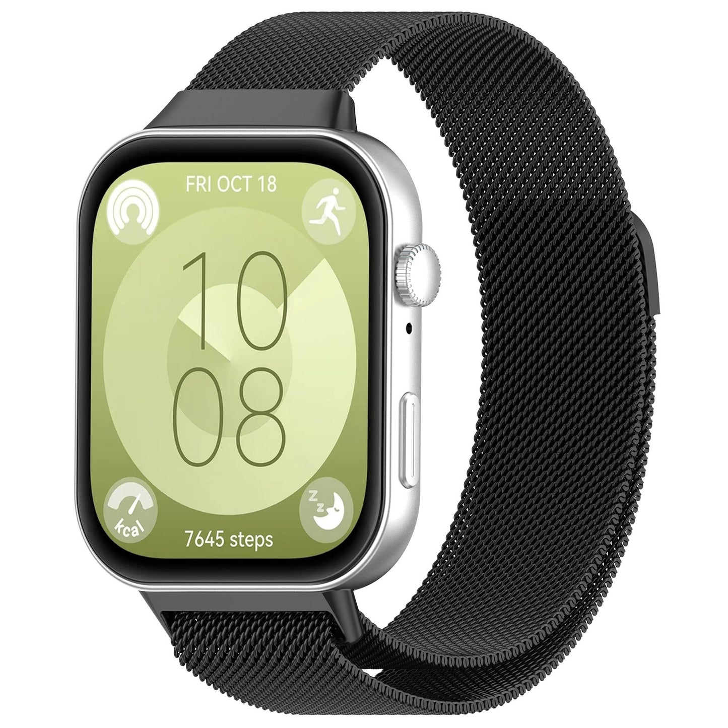 Remen Techsuit W009 za Huawei Watch Fit 4 Pro / Fit 4 / Fit 3, Crni
