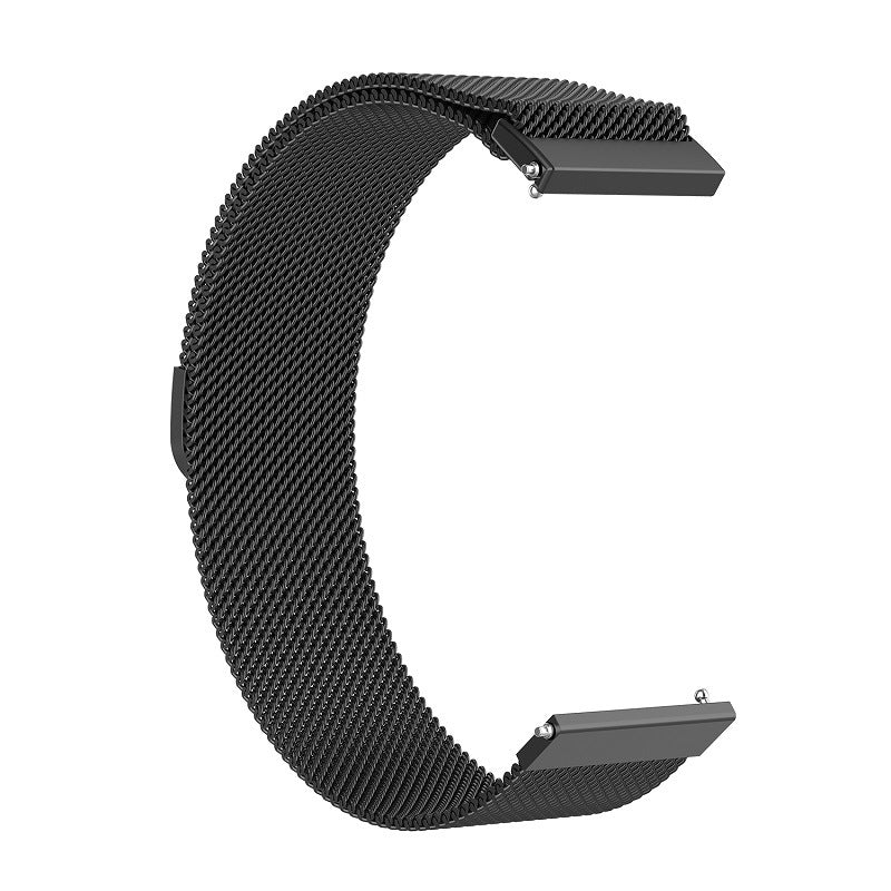 Remen Techsuit W009 za Huawei Watch / Garmin Watch Series, 18mm, Crni