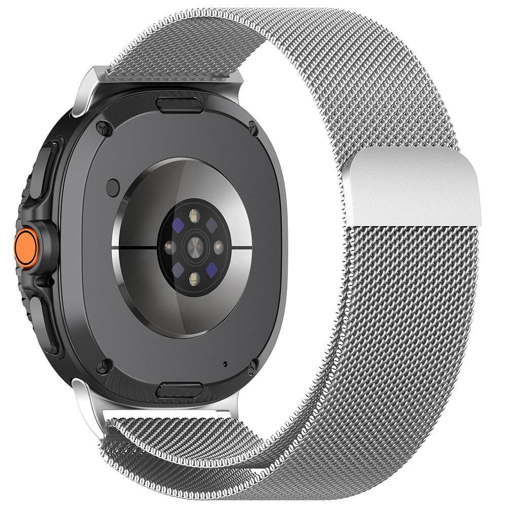 Curea Techsuit W009 za Samsung Galaxy Watch8 / Watch8 Classic Series, Srebrna