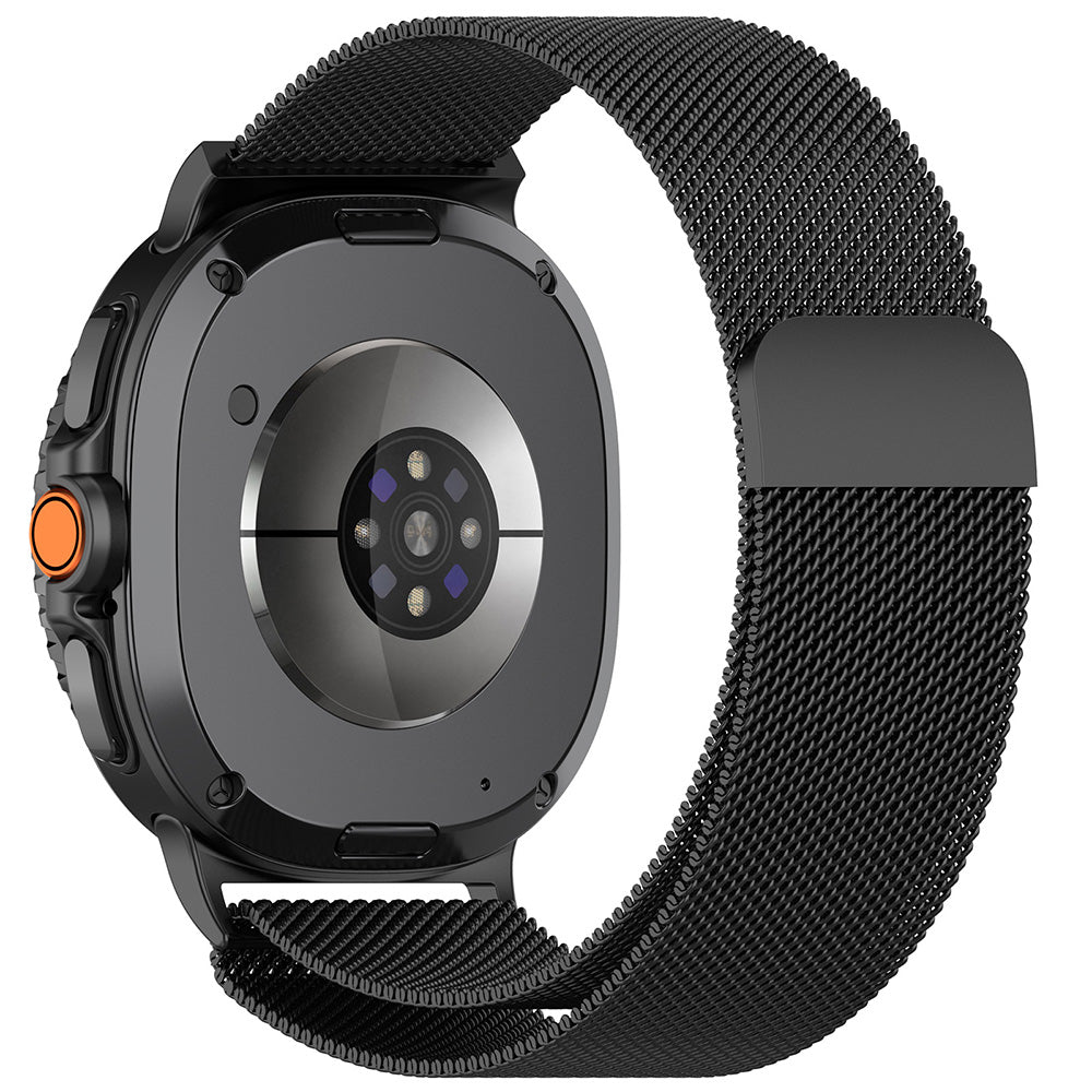 Curea Techsuit W009 za Samsung Galaxy Watch8 / Watch8 Classic Series, Crna