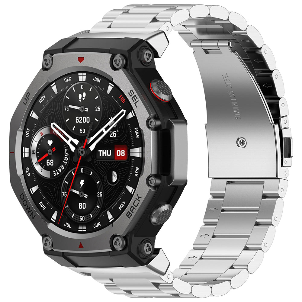 Narukvica Techsuit W010 za Amazfit T-Rex 3, Srebrna