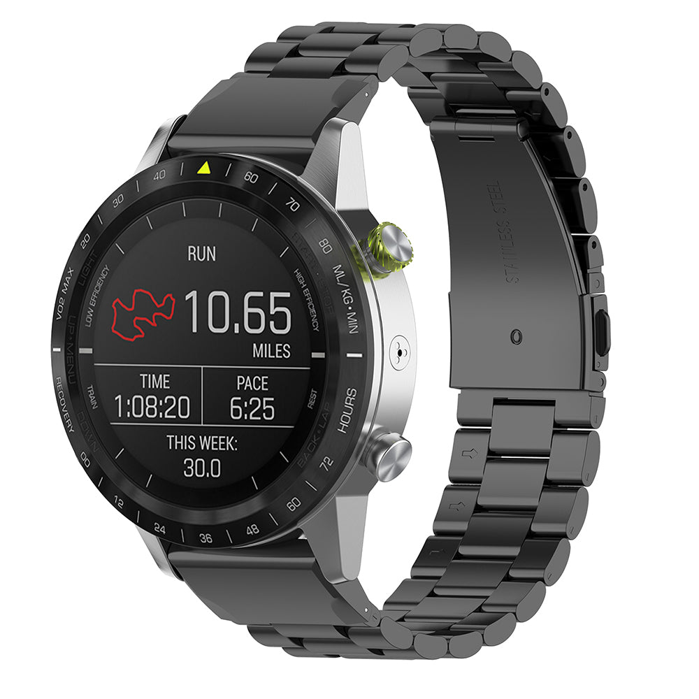 Techsuit W010 remen za Garmin Watch Fenix seriju, 26mm, Crni