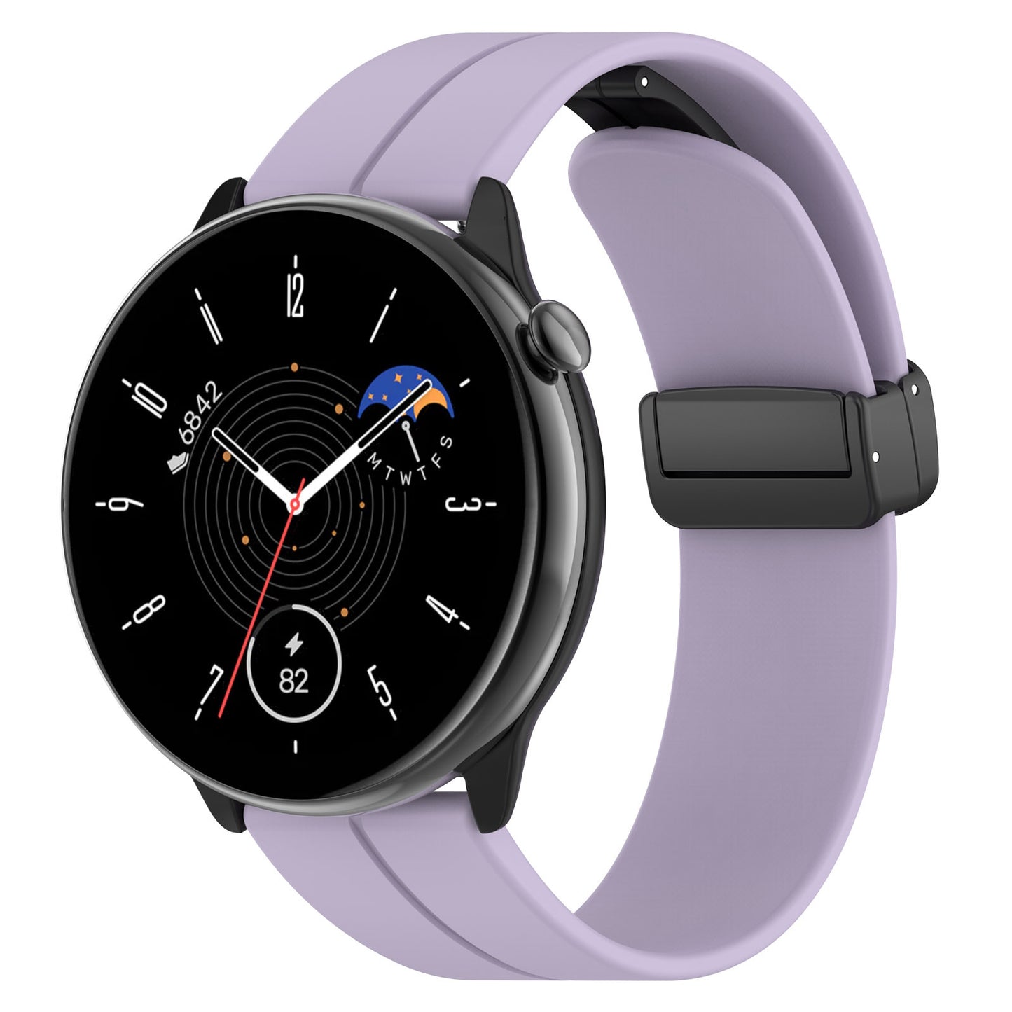 Narukvica Techsuit W011 za Huawei Watch / Garmin Watch seriju, 18mm, Ljubičasta