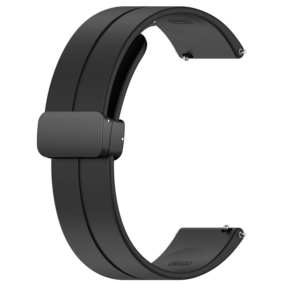 Techsuit W011 remen za Huawei Watch / Xiaomi Watch serije, 22mm, Crni