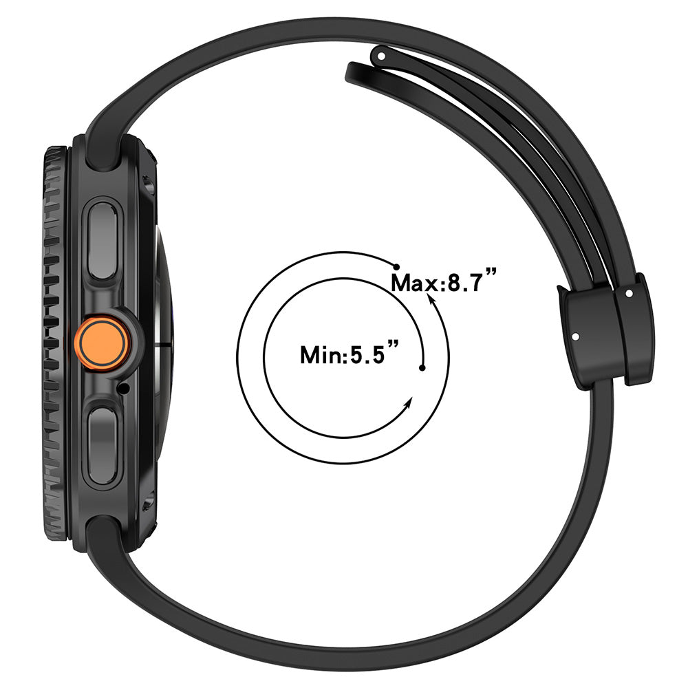 Techsuit W011 remen za Samsung Galaxy Watch8 / Watch8 Classic Series, Narančasta
