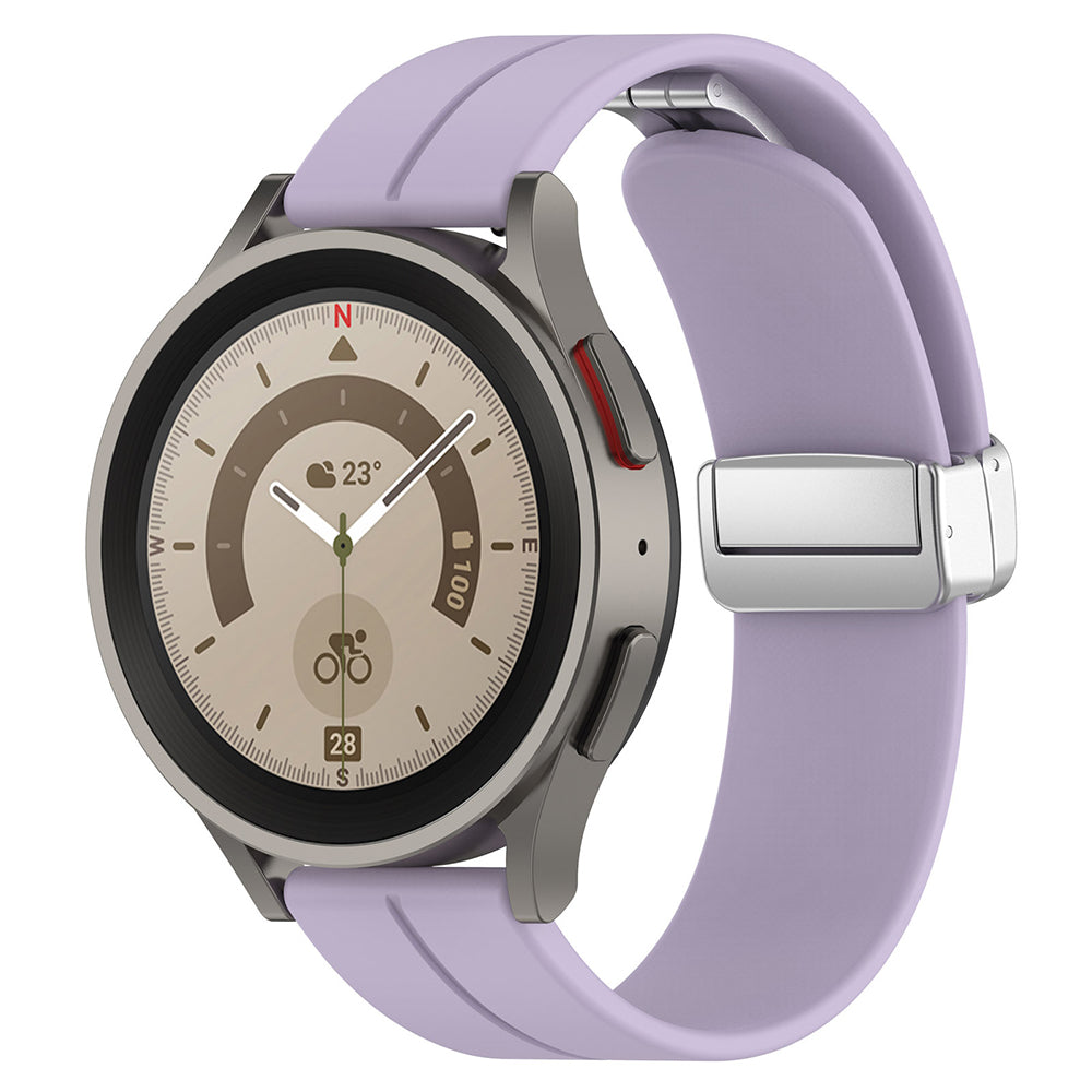 Remen Techsuit W011 za Samsung Galaxy Watch / Huawei Watch Series, 20mm, Ljubičasti