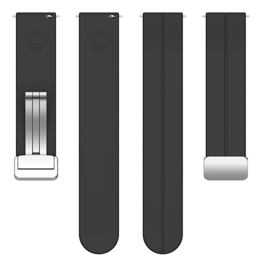 Techsuit W011 remen za Samsung Galaxy Watch / Huawei Watch Series, 20mm, Crni