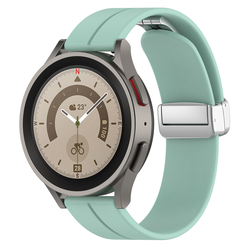 Techsuit W011 remen za Samsung Galaxy Watch / Huawei Watch Series, 20mm, Zelena