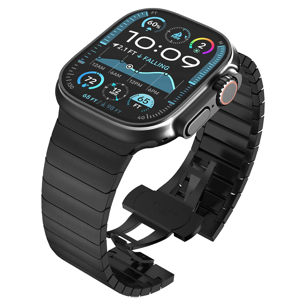 Remen Techsuit W012 za Apple Watch 42mm / 41mm / 40mm / 38mm serije, Crni