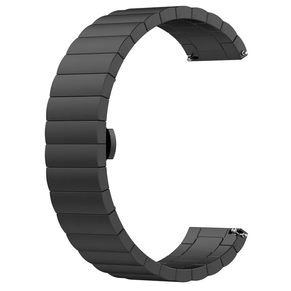 Techsuit W012 remen za Samsung Galaxy Watch / Huawei Watch Series, 20mm, Crni
