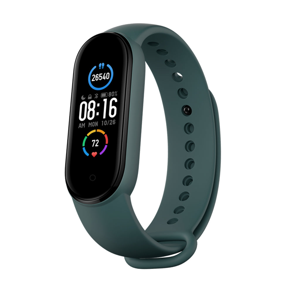 Techsuit W013 remen za Xiaomi Band / Amazfit Band Series, Zelena